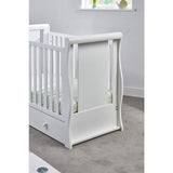 It is lower to the ground than a single bed, making it much easier and safer for your toddler to climb in and out by themselves.