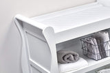 The top changer can be used as a convenient place for photo frames and nursery decorations when the nappy-times overs.