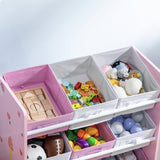 You can use these toy storage bins to organize anything.