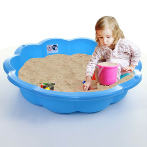 Caixa de areia em concha reciclável ecológica infantil | Piscina de bolinhas e infantil | Brincadeiras ao ar livre na areia e na água | 12m+