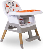 trona, silla baja y asiento elevado para bebé 4 en 1 Grow-with-Me | 6 meses - 6 años