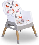 trona, silla baja y asiento elevado para bebé 4 en 1 Grow-with-Me | 6 meses +