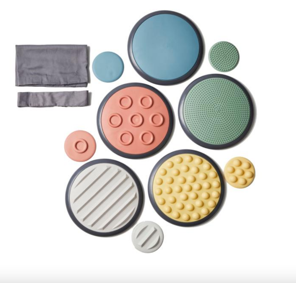 NEXT DAY DELIVERY Autism-Friendly 10PC Montessori Gonge Tactile Discs ...
