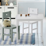 Детский деревянный стул | Стул для стола для домашних заданий | Белый