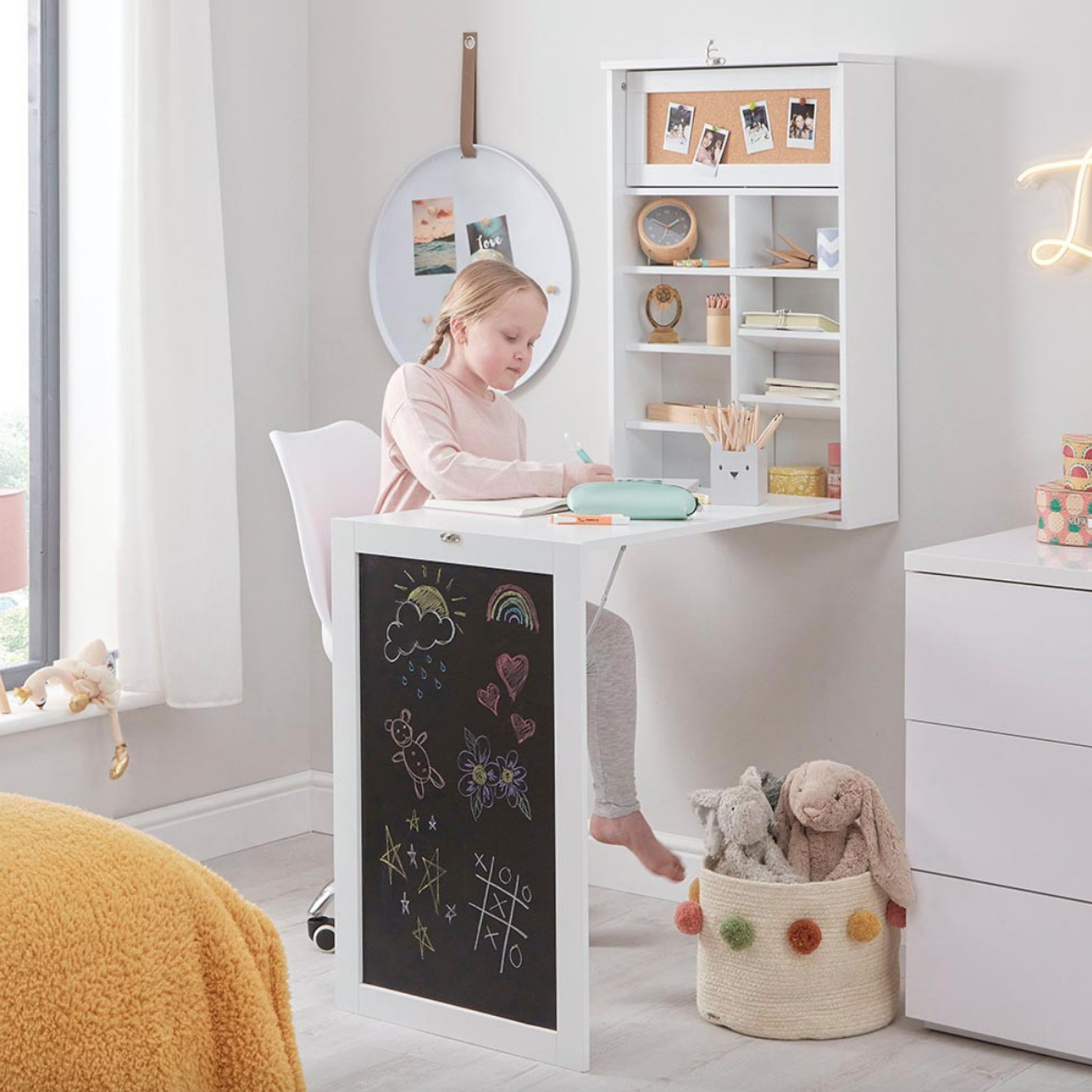 Space saving kids table shop