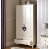 This solid pine wardrobe is durable, timeless in design and is suitable for babies, kids and grown ups. 