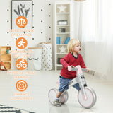 balančný bicykel pre bábätká s 3 tichými kolieskami | detské chodítko | Ružová