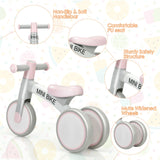 draisienne bébé 3 roues | trotteur pour bébé | rose