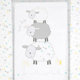 The Snoozy Sheep Baby change mat provides comfort and soothing tones