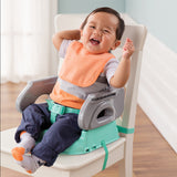 2-in-1 infant feeding seat with or without tray & toddler booster seat at table