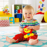 This baby play mat has removable animals with multi textural elements to aid baby's development.
