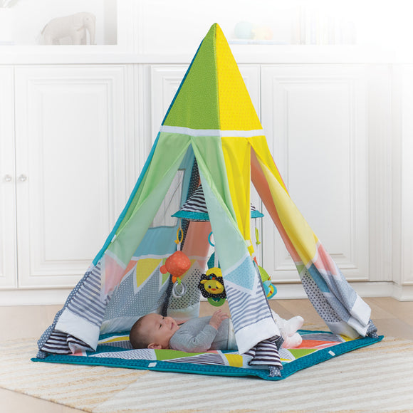 Grow-with-me Baby & Toddler Activity Gym, Play Mat, Baby Gym & Teepee for Newborns up to 4 years with multi functional mobile