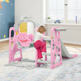 This set is also can be used as a garden swing and slide set.