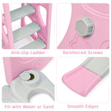 Theres an extended slide to provide a spacious comfortable space for your children.