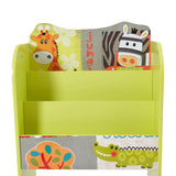 Super cute & colourful bookcase and toy storage unit for the animal loving tot