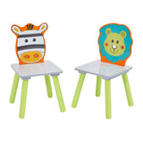 Lion and Zebra chairs