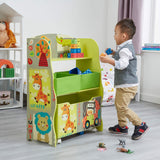 Kids Wooden Storage Unit and Toy Box