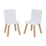 Pour les enfants âgés de 2 ans et plus, les dimensions de ces chaises pour enfants sont de 50 cm de hauteur x 27 cm de largeur x 27 cm de profondeur.