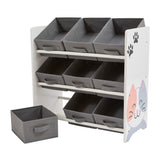Storage boxes are removable and lightweight making playtime and tidying up quick and easy