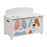 Kids Montessori Toy Box and Seat