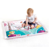 This baby play mat includes a cute interactive bird with 30 minutes of music & 20 different tunes to delight and amuse baby
