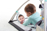 This baby gym in black and white has various activities and interactive toys to keep your little one entertained and stimulated