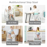 This multi functional step stool takes a weight of up to 50kg so perfect for little ones and grown ups