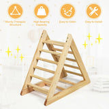 Natural wooden climbing frame for children aged 3 years and upwards, a perfect gift for the exploring tot