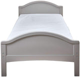 curved headboard & footboard grey toddlers bed