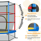 5.5ft Kids Trampoline With Safety Net | Small Trampoline | Indoor and Outdoor Trampoline