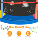 High density elastic small 6ft trampoline