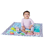 4 modes: Lay & play, tummy time, sit & play, and milestone photo prop