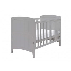 2-in-1 Lullaby Cot Bed Wooden Toddler Bed Chalky Grey – www