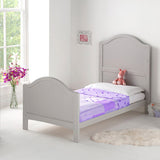 Eco-Conscious 3-in-1 Cot Bed | Toddler Bed | Day Bed | Whisper Grey | Versailles Collections