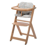Super pohodlný vankúš na vysokú stoličku, ktorý dopĺňa drevené vysoké stoličky Little Helper's grow with me