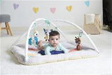 It has various activities to keep your little one entertained, such as its adorable husky that plays musical tunes.