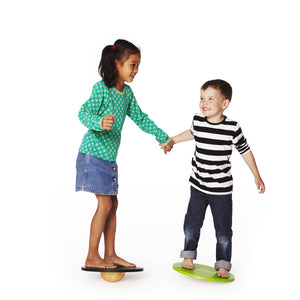 Natural Wood Balance Board | Wobble Board | Family Fun | Exercise | 4 - 99 Years