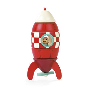 Aktivitets- og pædagogisk legetøj | lille magnetisk raket | byggelegetøj