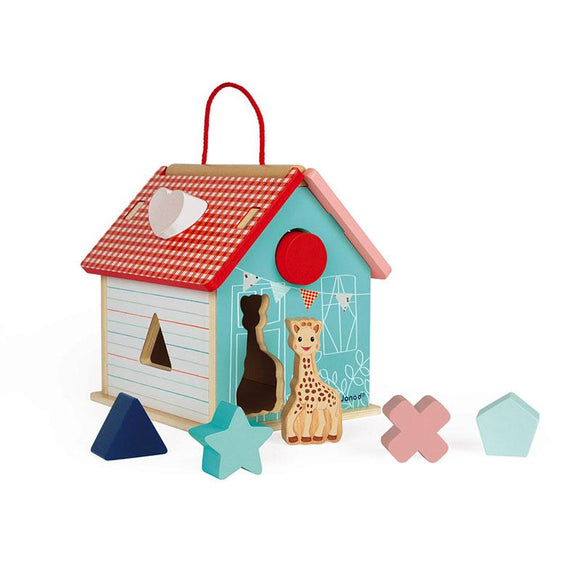 Activity & Educational Toys | Sophie La Girafe Shape Sorting House | Shape Sorters
