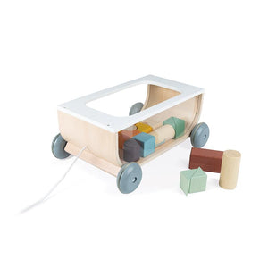 Juguetes educativos y de actividades | carro de capullo dulce con bloques | juguetes de construccion
