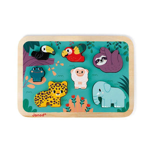 Activity & Educational Toys | WWF Jungle Chunky Puzzle | Wooden Toys