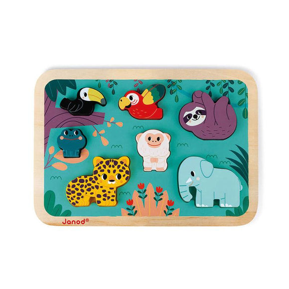 Activity & Educational Toys | WWF Jungle Chunky Puzzle | Wooden Toys