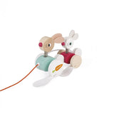 Activity & Educational Toys | Zigolos Pull-Along Rabbits | Wooden Toys Additional View 1