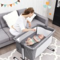 The tilting cot offers parents a chance to sleep closer to their baby without having the baby in their bed.