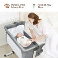 Side sleeping cot makes it easier for you to reach little one during the night and improves sleep quality