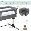 A detachable sidebar and safety harness kit can be easily attached to the parents' bed including a divan