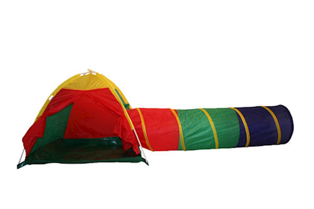 tipi zelt mit tunnel 3-in-1 Abenteuer-Spielzelt-Set für Kinder | Tunnel und Tipi