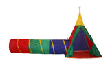 مجموعة خيمة لعب المغامرات 3 في 1 للأطفال | نفق وتيبي مجموعة خيمة اللعب 3 في 1 مثالية للمغامرات