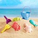 7 Piece Non-Toxic Super Safe Large Pieces Sand & Water Bath Toy  | Toys for Sand Pit | 18m+