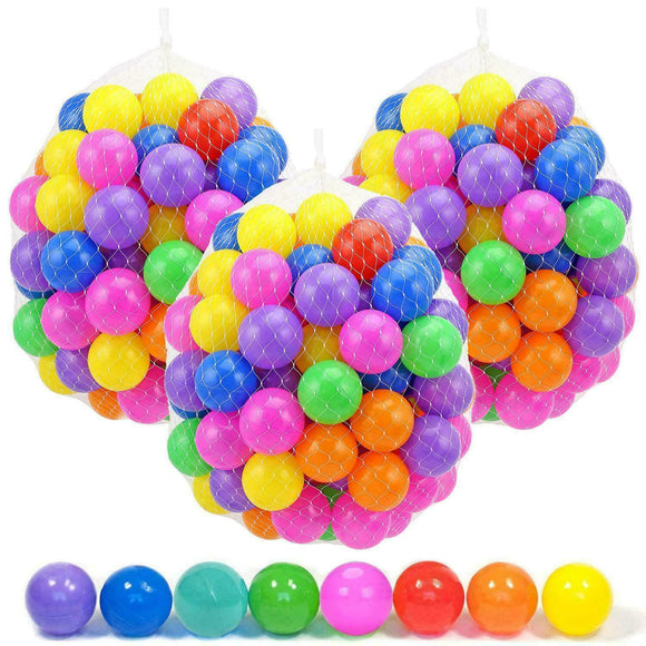Balls for Ball Pits and Playpens | Plastic Lightweight Soft Play Balls | Quantity Options